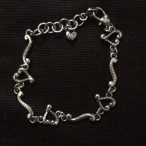 Brighton Silver Hearts Bracelet